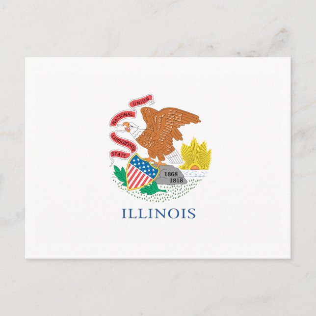 ILLINOIS POSTCARD (Front)