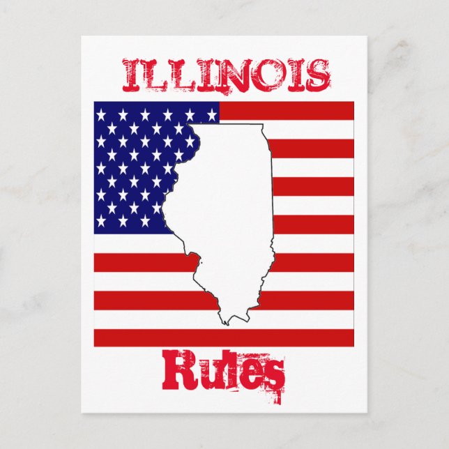 ILLINOIS  POSTCARD (Front)