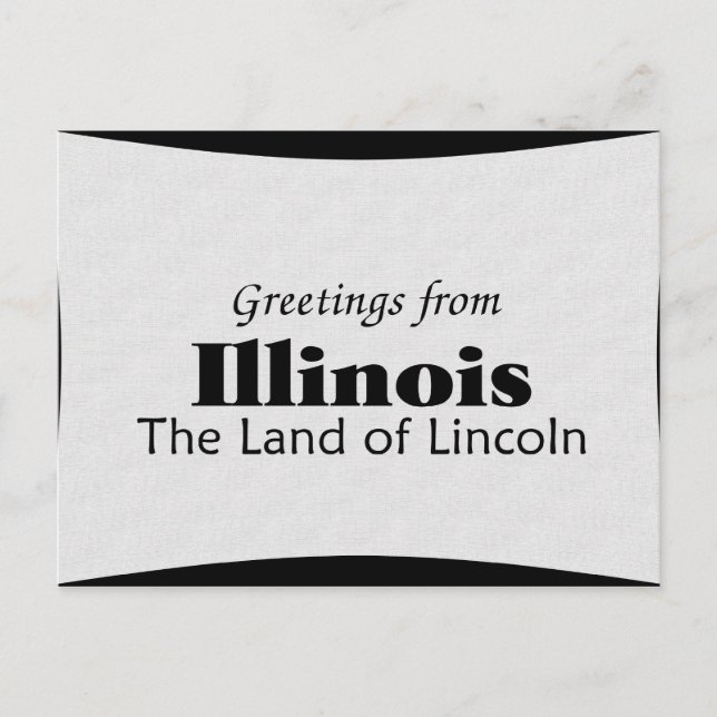 Illinois Postcard (Front)