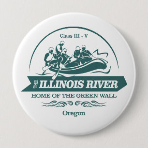 Illinois River (rafting 2) 10 Cm Round Badge