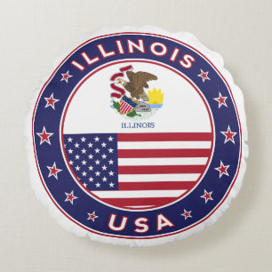 Illinois Round Cushion