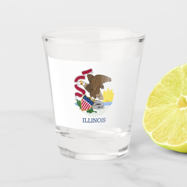 ILLINOIS SHOT GLASS (Front)