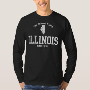 Illinois souvenir Vintage From State of IL men wom T-Shirt