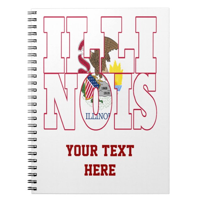 Illinois Spiral Notebook (Front)