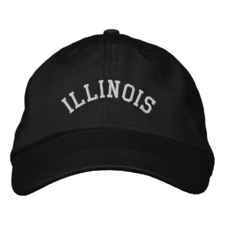Illinois State Embroidered Embroidered Hat