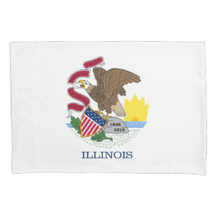Illinois State Flag Pillowcase