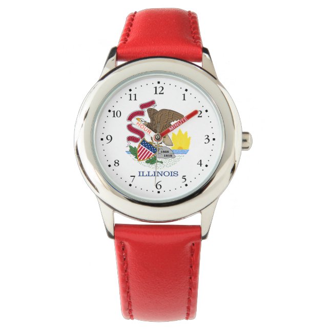 Illinois State Flag Watch (Front)
