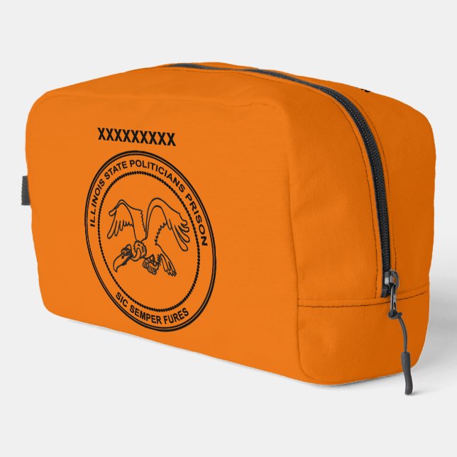 Illinois State Politicians Prison Dopp Kit (Right Corner)