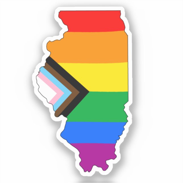 Illinois State Pride LGBTQ Progress Pride (Front)