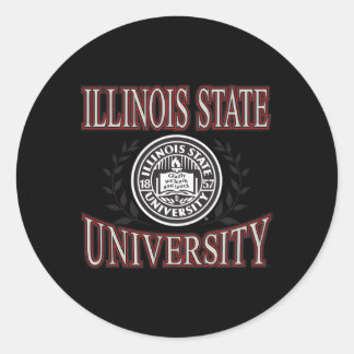 Illinois State Redbirds Laurels Classic Round Sticker