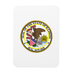 Illinois State Seal Magnet