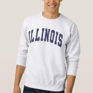 Illinois State Vintage College Style Sweatshirt