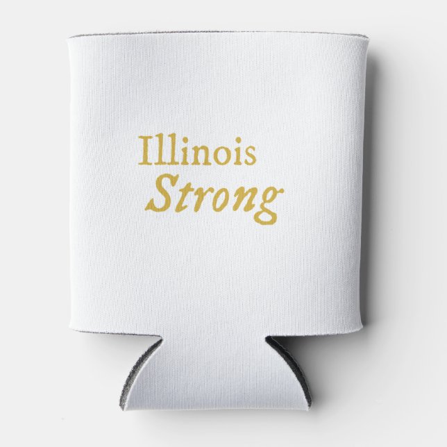 Illinois Strong Can Cooler (Front)