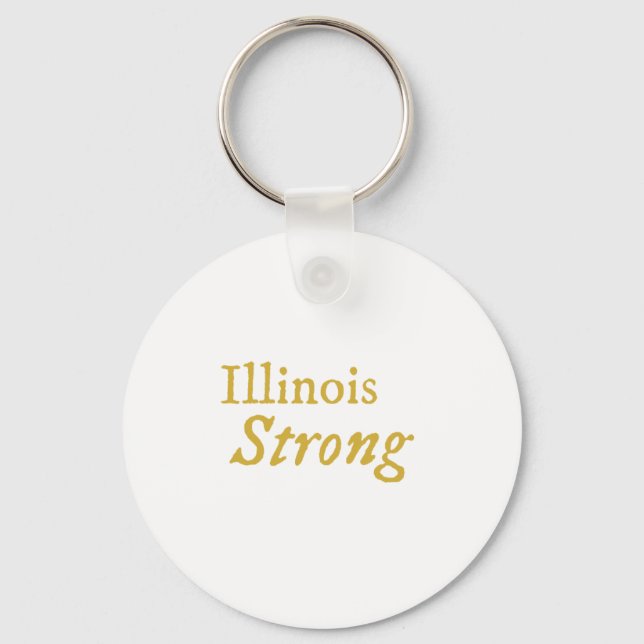 Illinois Strong  Key Ring (Front)