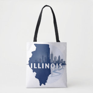 Illinois United States of America Tote Bag