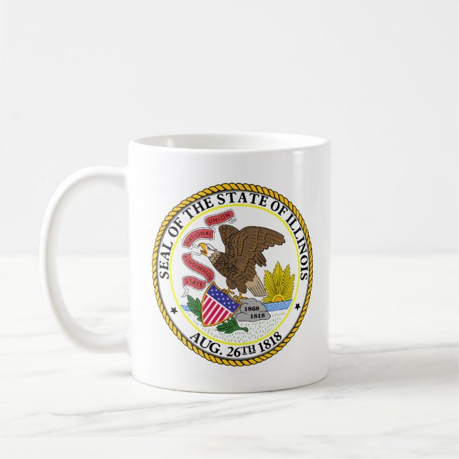 Illinois, USA Coffee Mug (Left)