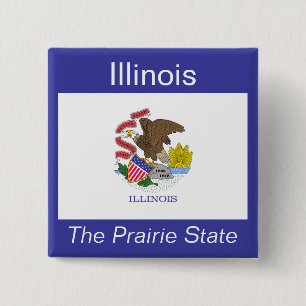Illinoisan Flag Button