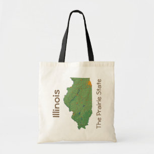 Illinoisan Map Bag