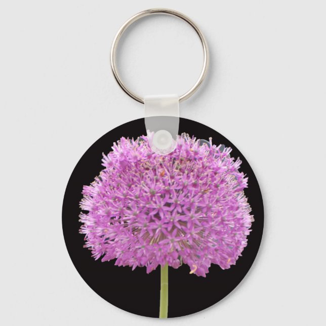 Illium Summer Spring Flower -Irish Design Key Ring (Front)