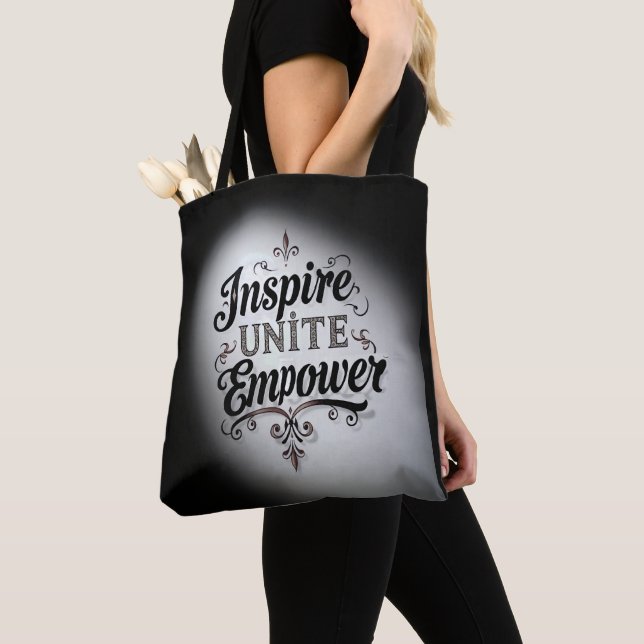 Illuminate & Empower – Traditional Tote Bag (Close Up)