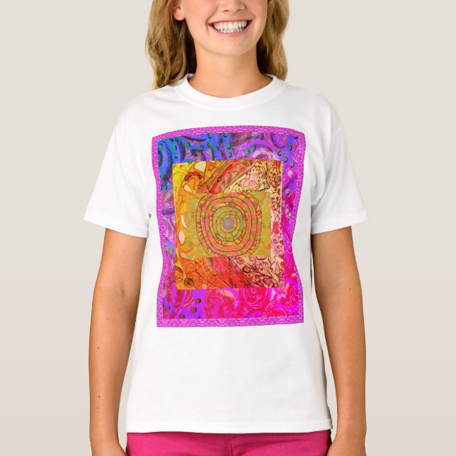Illuminated Abstract  T-Shirt (Front)