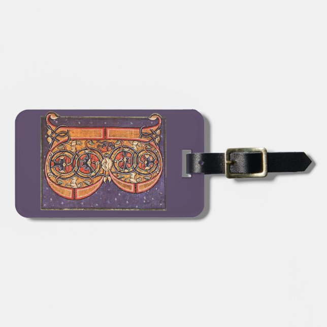 Illuminated B luggage tag (Front Horizontal)