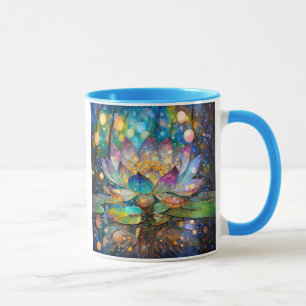 Illuminated Blooming Lotus Flower Mug