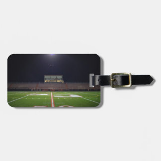 Illuminated Football Field Luggage Tag
