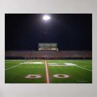 Illuminated Football Field