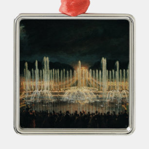 Illuminated Fountain Display Metal Tree Decoration