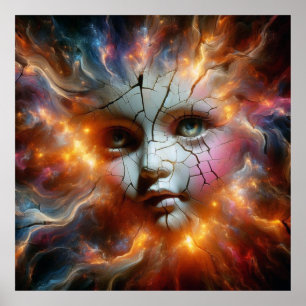Illuminated Imperfection Poster