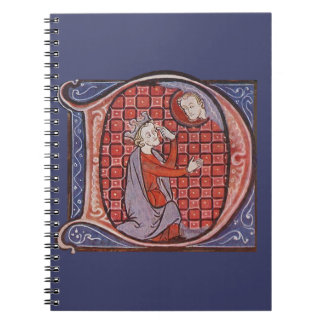 Illuminated Initial D notepad Notebook