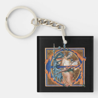 Illuminated Initial E key ring