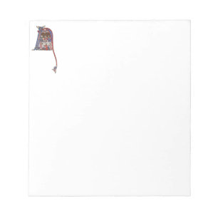 Illuminated Initial N Notepad