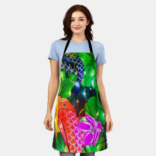 Illuminated Koi Apron