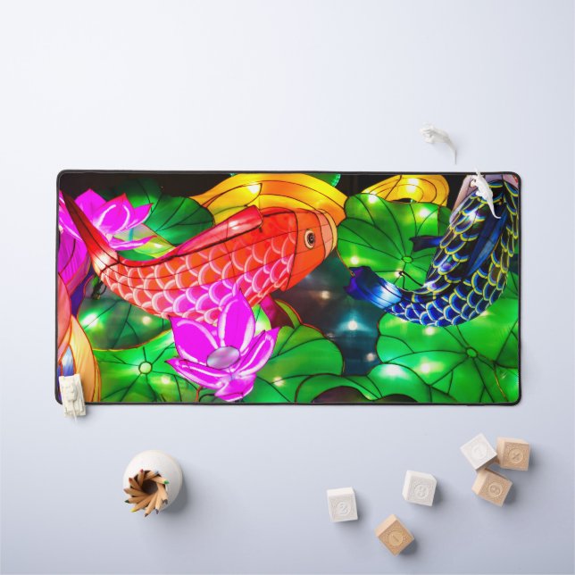 Illuminated Koi Desk Mat (Kids Table)