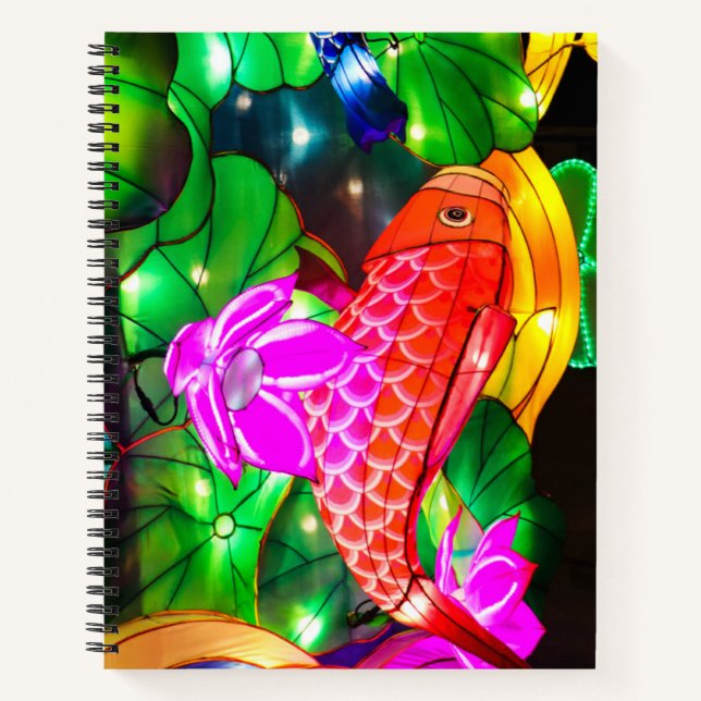 Illuminated Koi Notebook (Front)