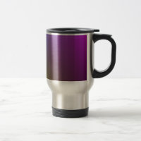 Illuminated Mauve/ green>Patterned Travel Mug.