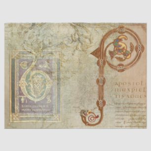 Illuminated Mediaeval Tissue Paper