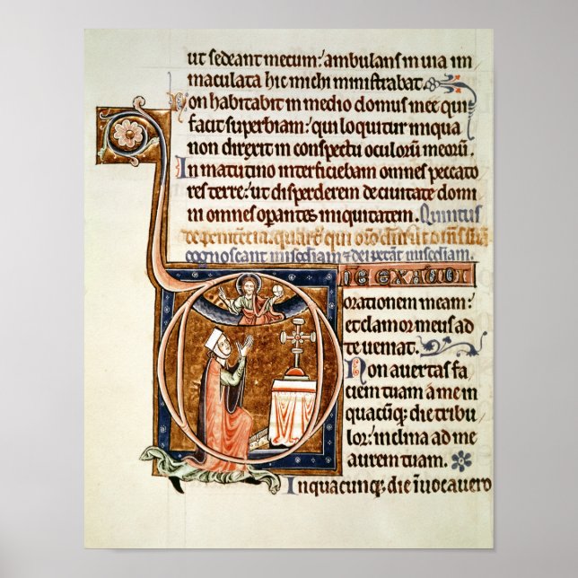 Illuminated page poster (Front)