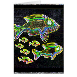 Illuminated Reflection : Fish in Flood Light