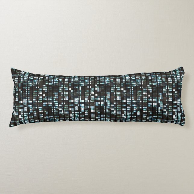 Illuminated windows pattern body cushion (Front)