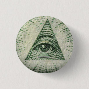 illuminati 3 cm round badge