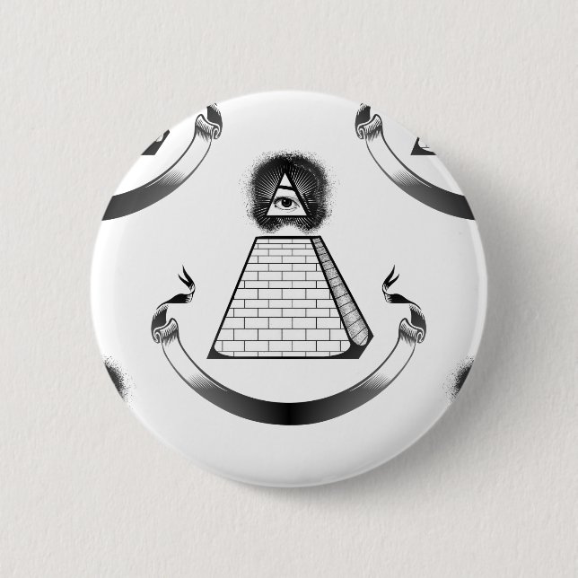 illuminati 6 cm round badge (Front)