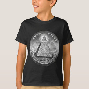 Illuminati all seeing eye Free Mason T-Shirt