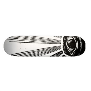 Illuminati All Seeing Eye Skateboard