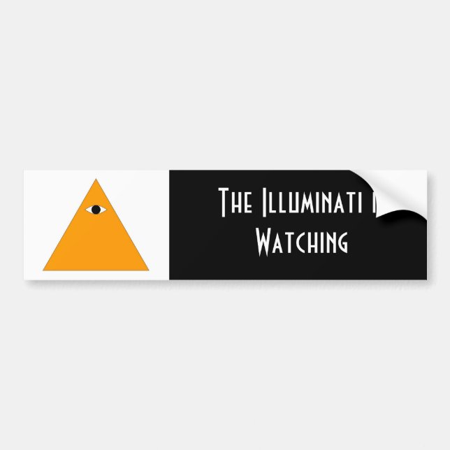 Illuminati Bumper Sticker (Front)