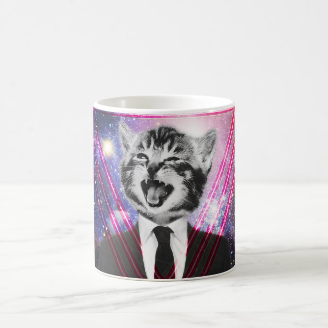 Illuminati cat coffee mug (Center)