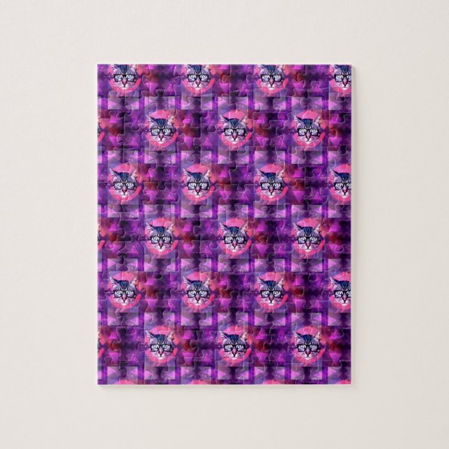 illuminati cat jigsaw puzzle (Vertical)