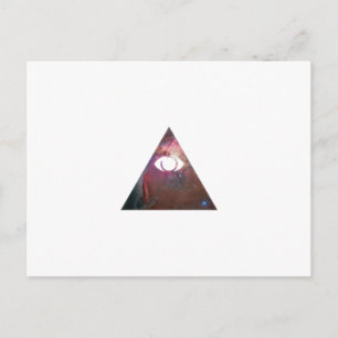 Illuminati Eye Postcard